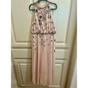 GB Girls Halter Neck Sequin Party Dress Brown Size